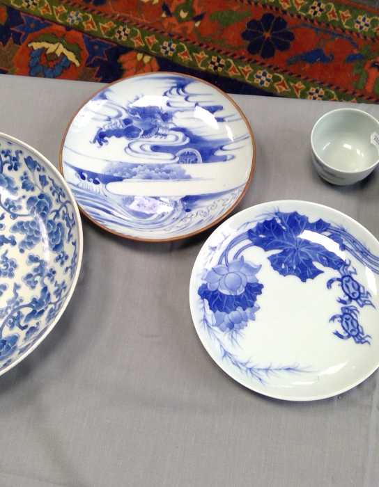 Lot de 6 porcelaines en bleu et blanc - Vietnam